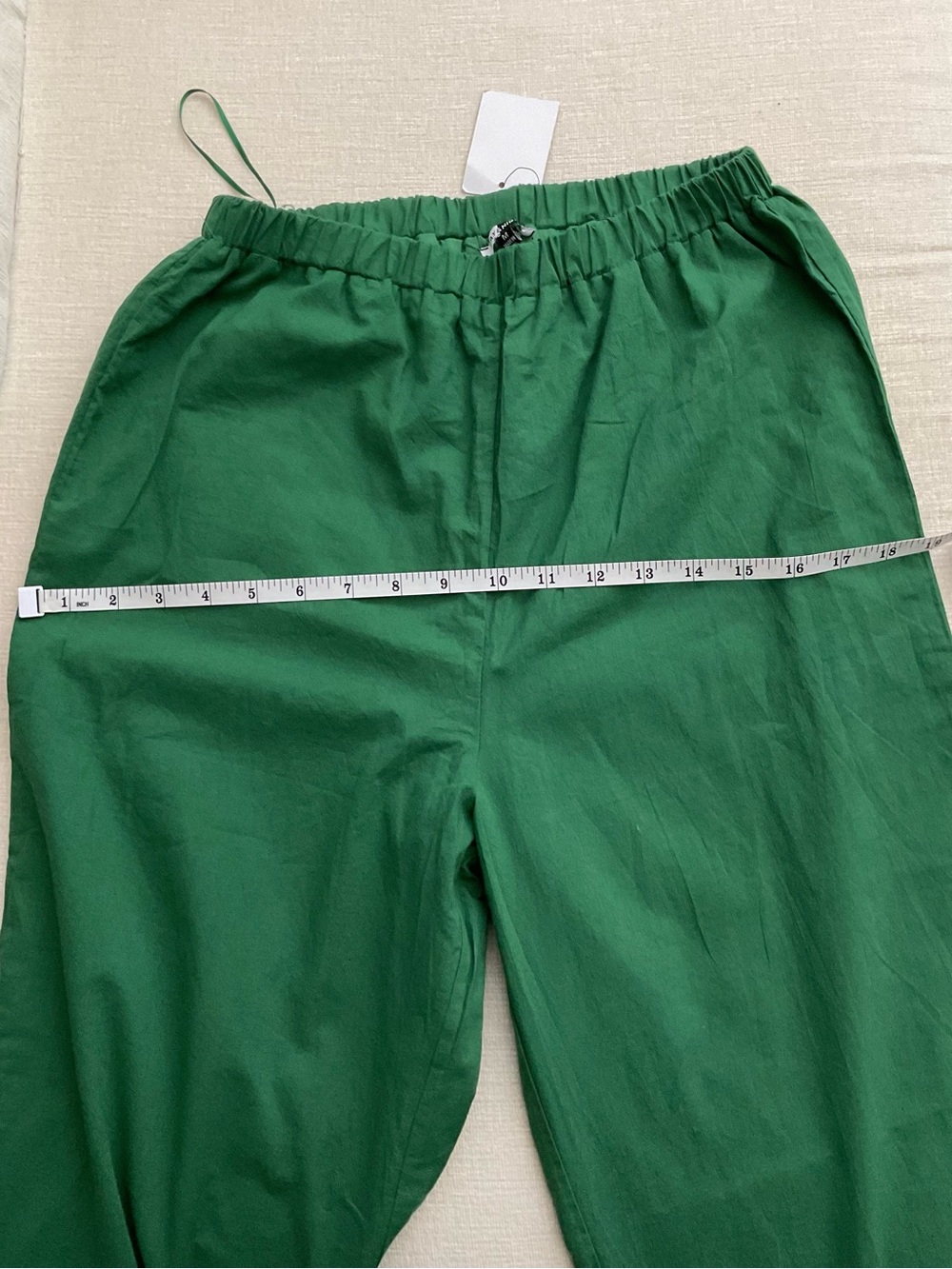 Day&Night Wide-Leg Green Pull-On Trousers - Picture 6 of 7